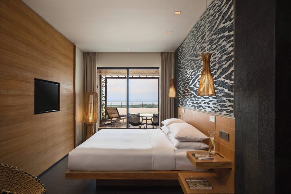 Room, 1 King Bed, Terrace, Ocean View | Down comforters, pillowtop beds, in-room safe, desk