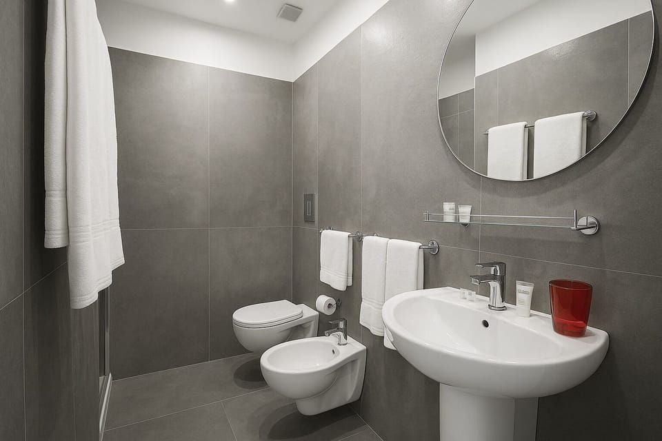 Deluxe Double or Twin Room | Bathroom | Shower, free toiletries, hair dryer, bidet
