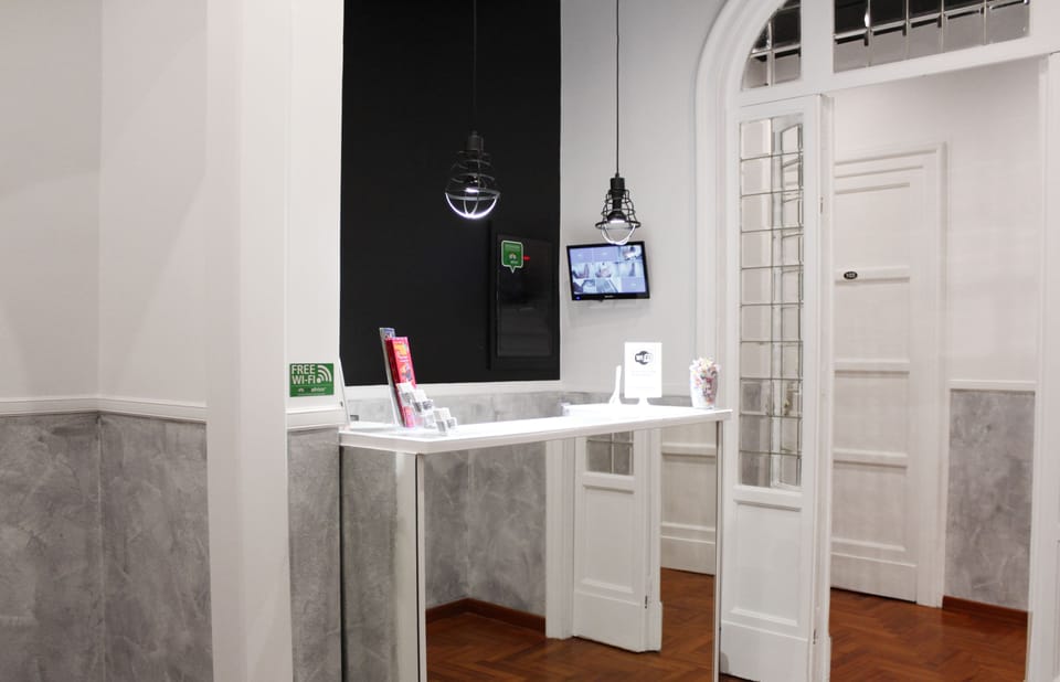 Interior entrance