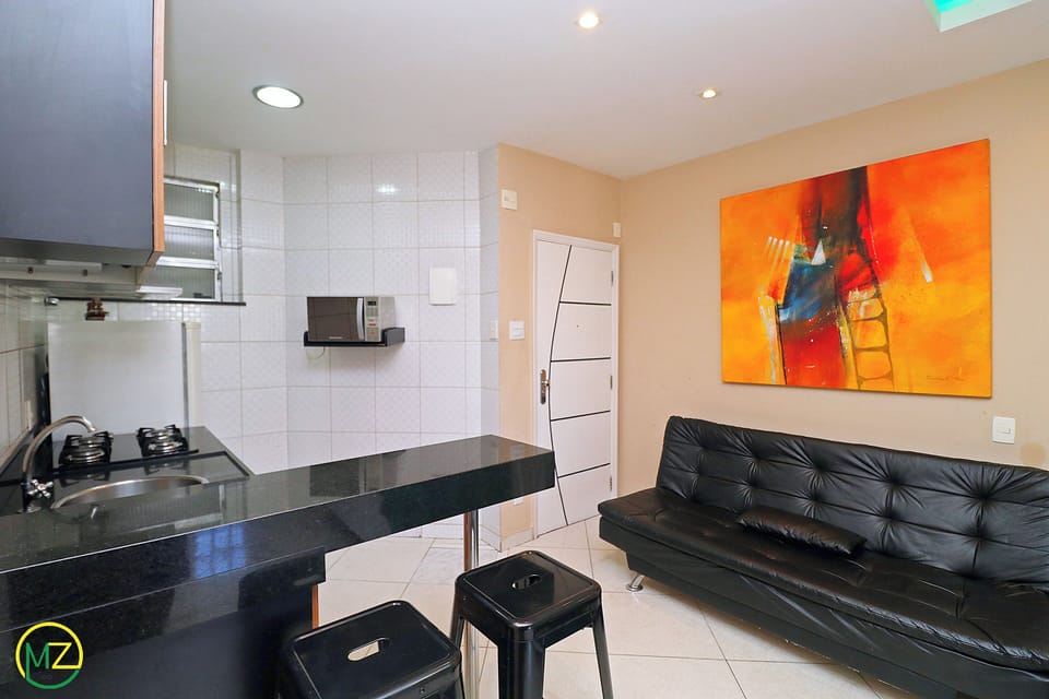 Apartment | Private kitchen | Fridge, microwave, cookware/dishes/utensils