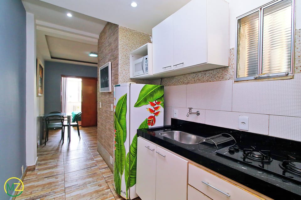 Classic Apartment | Private kitchen | Fridge, microwave, coffee/tea maker, cookware/dishes/utensils