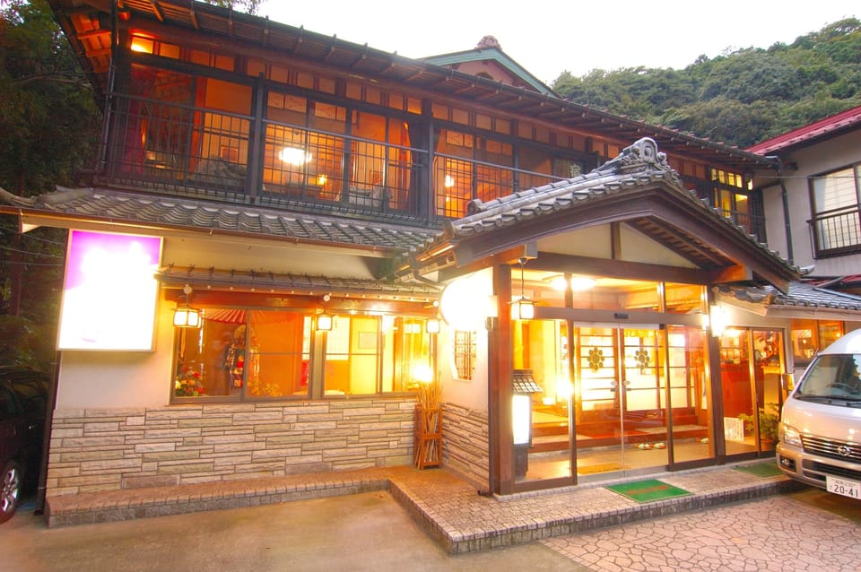 Front of property - evening/night