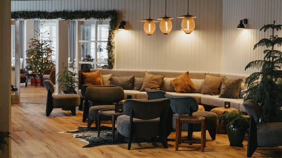 Lobby sitting area