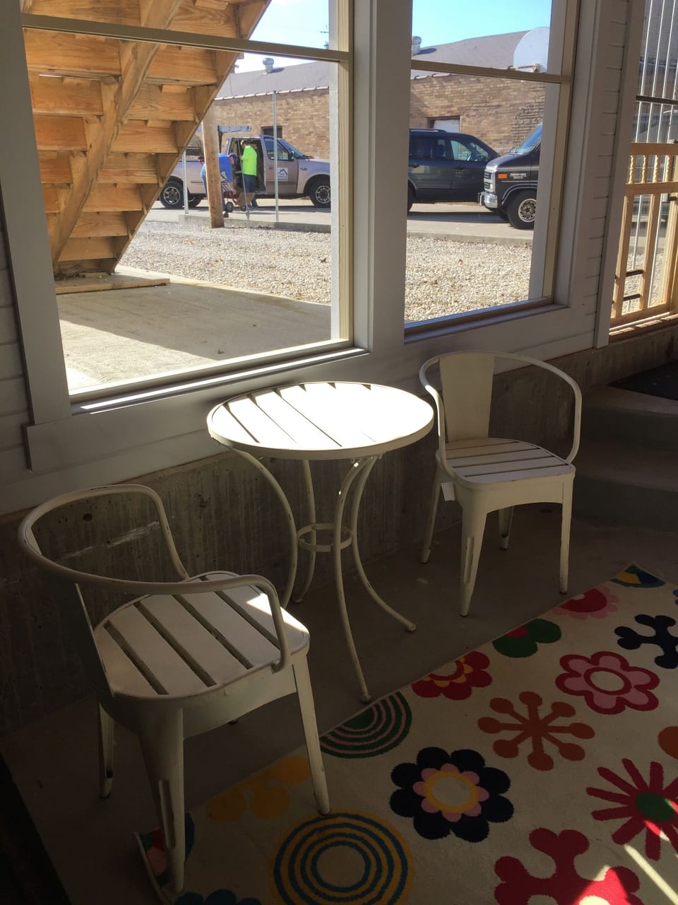 Screened porch for units 4 and 5