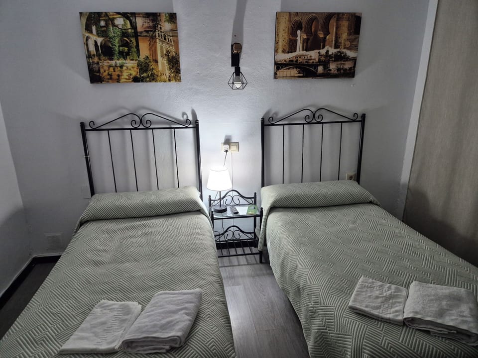 Double or Twin Room, Shared Bathroom | Free WiFi, bed sheets