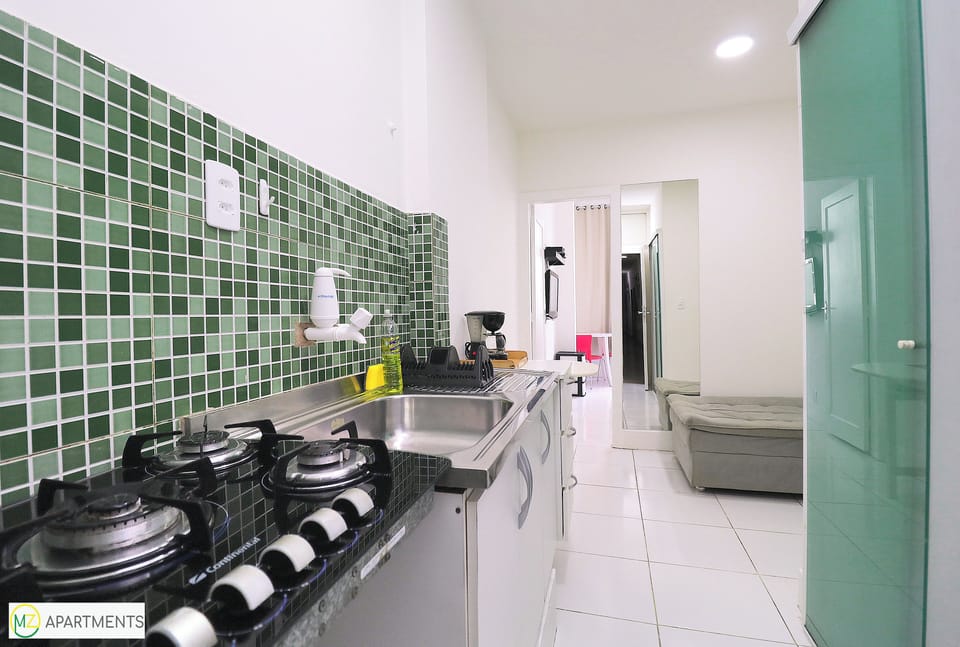 Apartment | Private kitchen | Fridge, microwave, coffee/tea maker