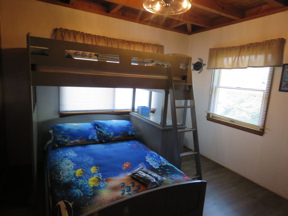 Twin over Full bunk room 