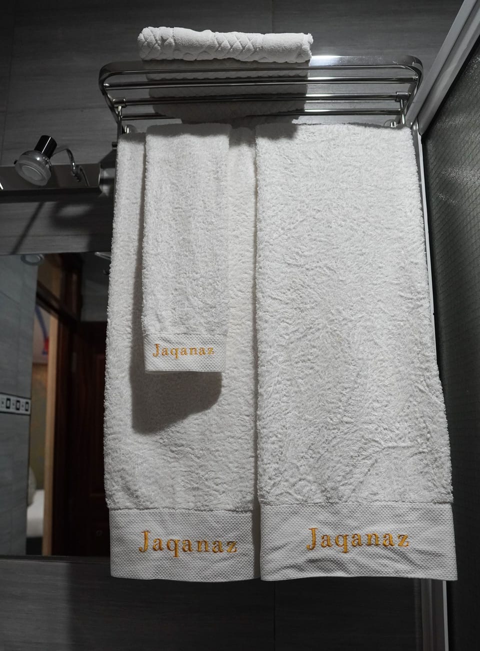 Shower, free toiletries, hair dryer, slippers