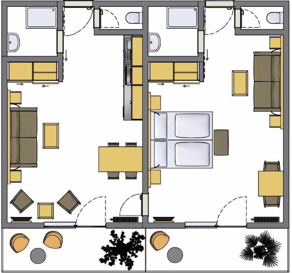 Classic Condo | Living area | Flat-screen TV