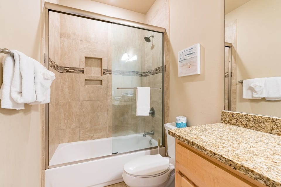 Summer Salt East Primary Bathroom with Tub Shower Combo