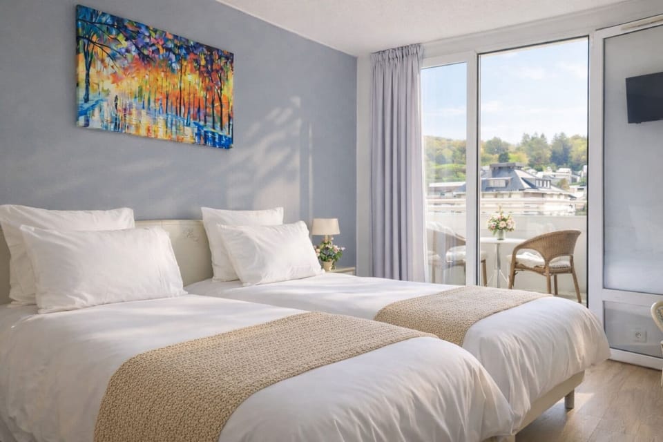 Premium bedding, memory foam beds, individually decorated