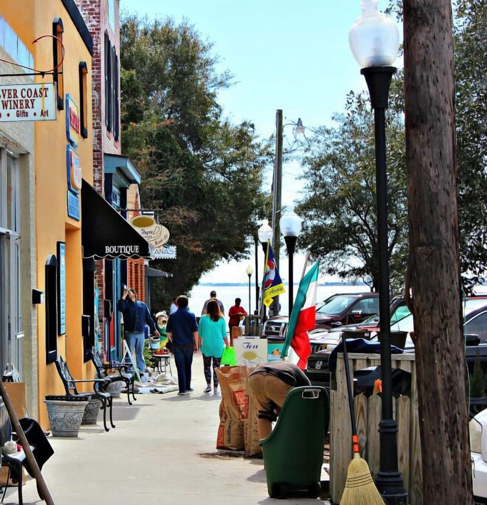 Take the ferry over to Southport for shopping and old world charm.