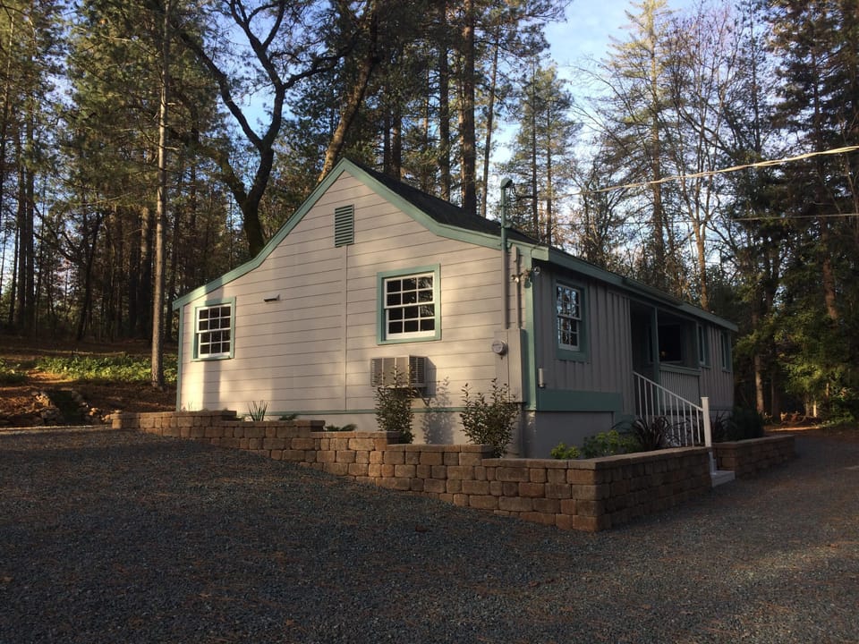 View from the Driveway - NE corner of the cottage