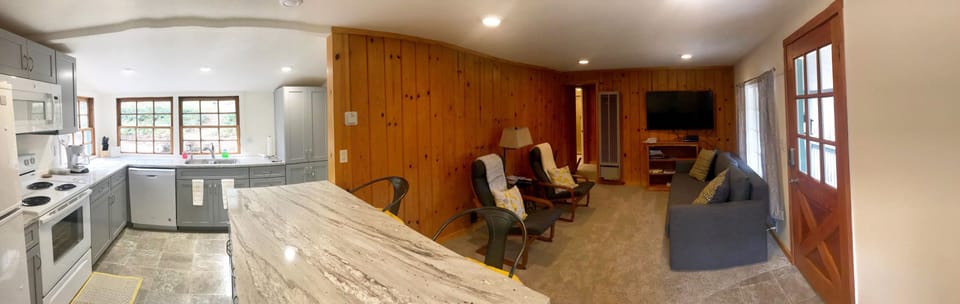 Kitchen and Living Room