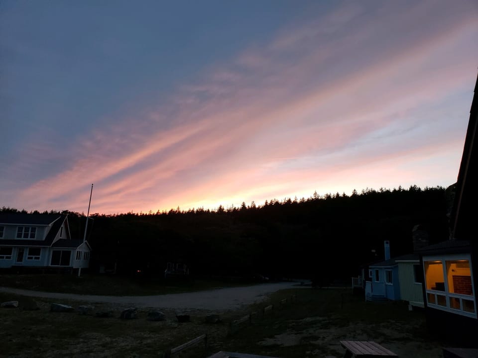 Sky before dusk