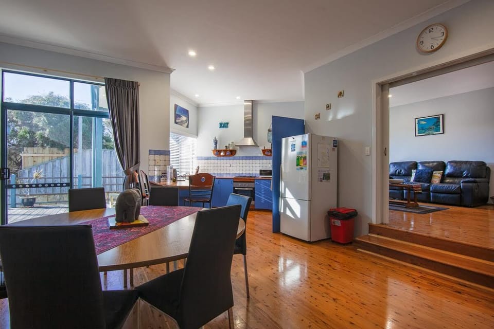 Dining and kitchen area.