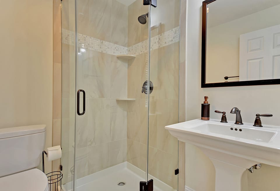 Bathroom two located near bedrooms 3 & 4