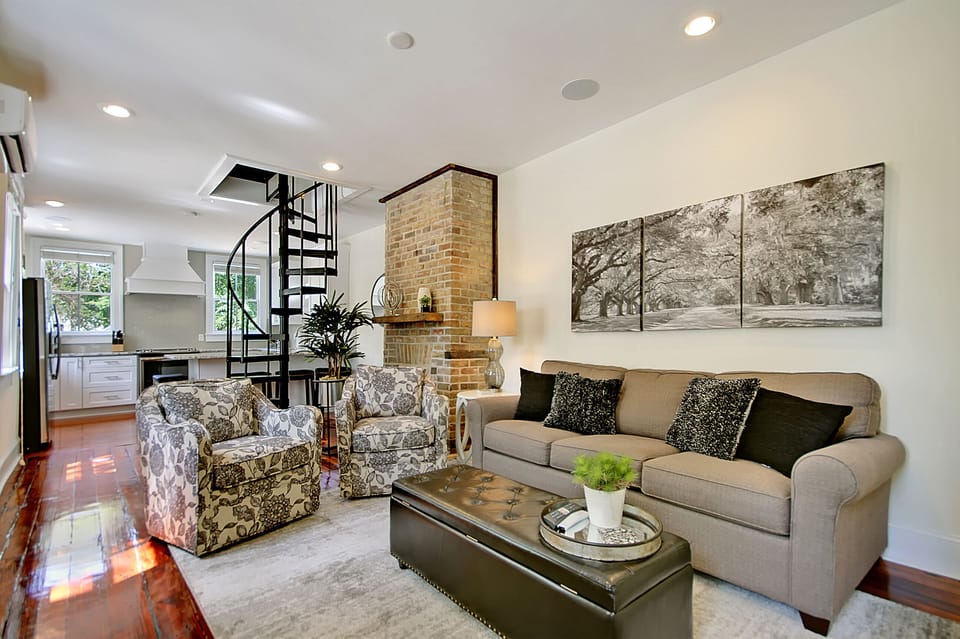 Modern, comfortable living room