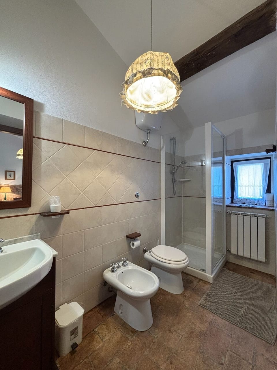 Comfort Twin Room, 2 Twin Beds, Garden View | Bathroom | Shower, hair dryer, bidet, towels