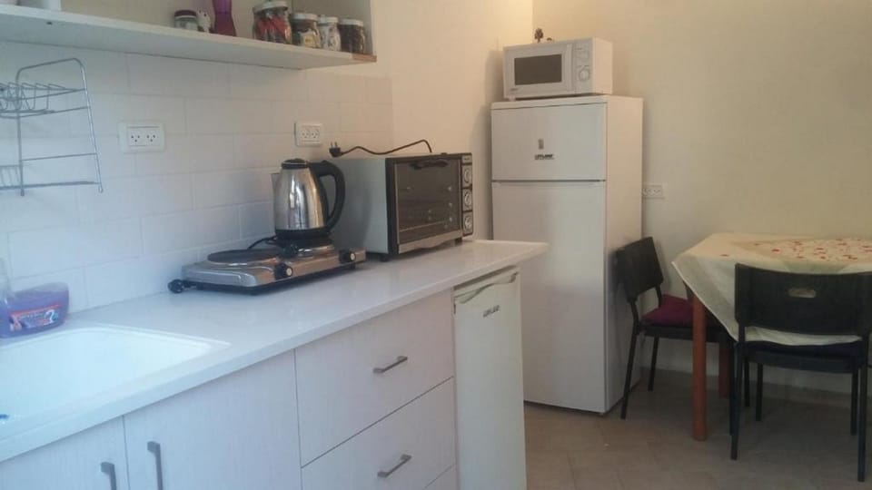 Apartment, 1 Bedroom | Private kitchenette | Fridge, microwave, electric kettle, highchair