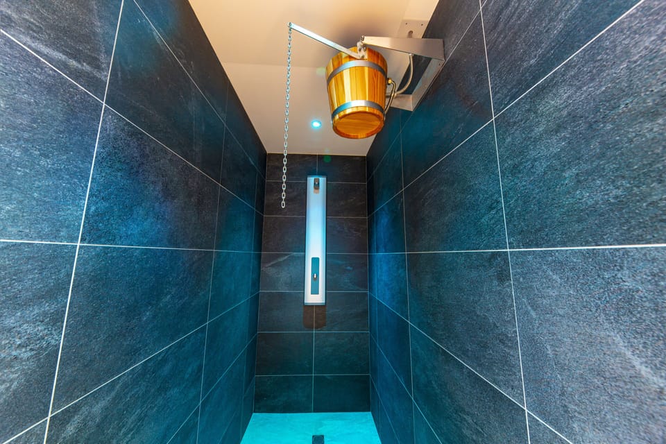 Indoor pool, open 9:00 AM to 8:00 PM, pool umbrellas, sun loungers