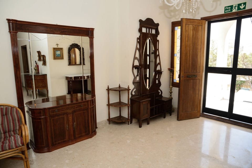 Interior entrance