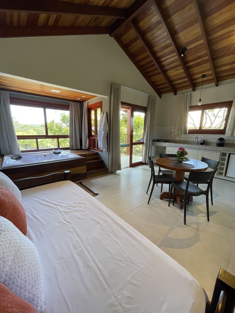 Superior Chalet, 1 Bedroom | Living area | 32-inch LED TV with cable channels, TV