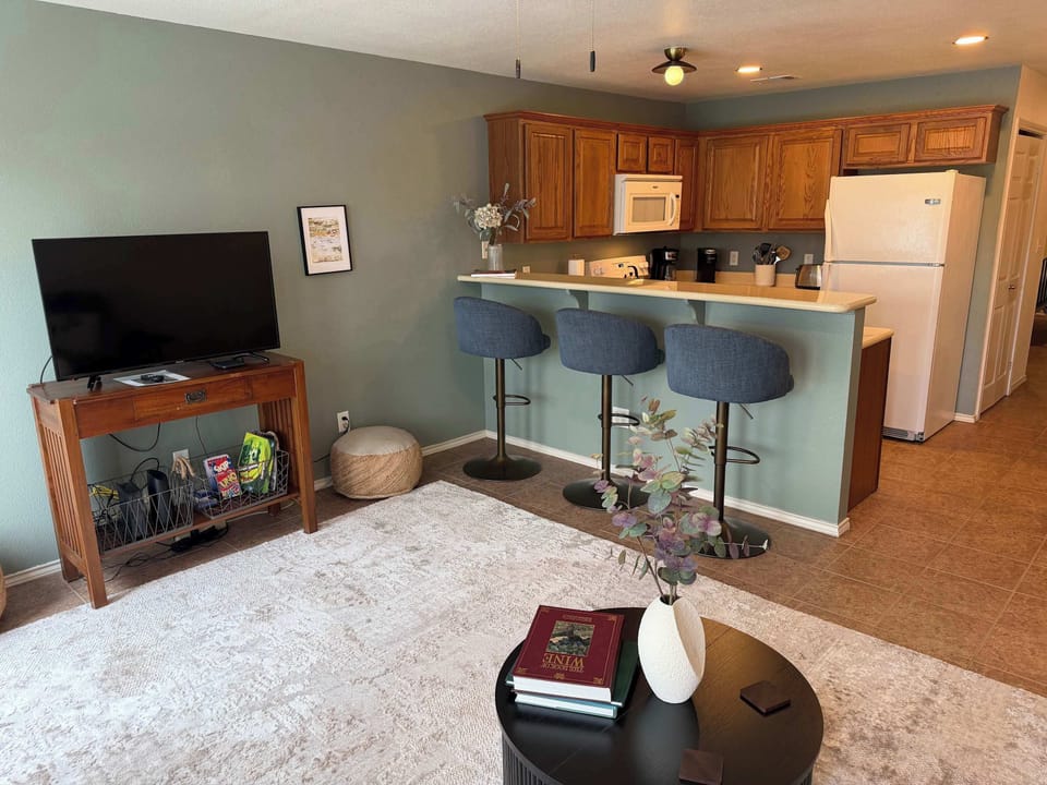 Newly furnished living room.