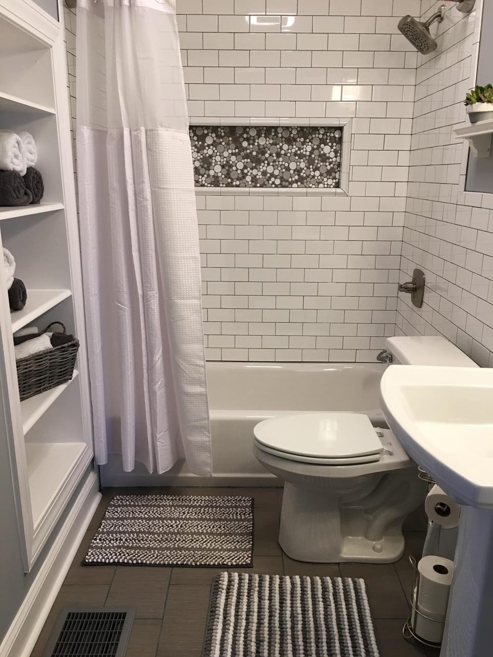 New bathroom!  Soak in the tub and relax!