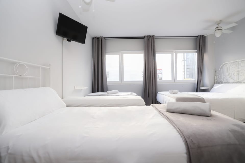 Quadruple Room, Private Bathroom | Free WiFi, bed sheets