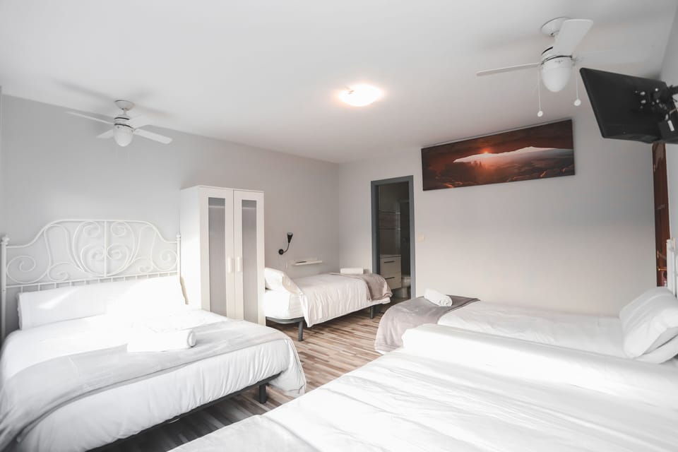 Quadruple Room, Private Bathroom | Free WiFi, bed sheets