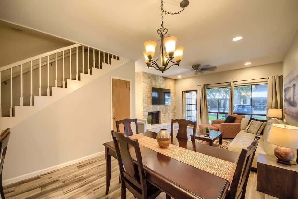 Open living room/dining room!