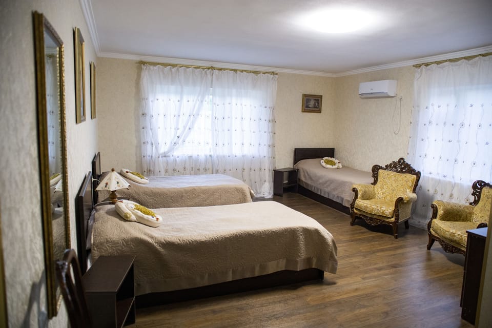 Triple Room | Desk, iron/ironing board, free WiFi, bed sheets