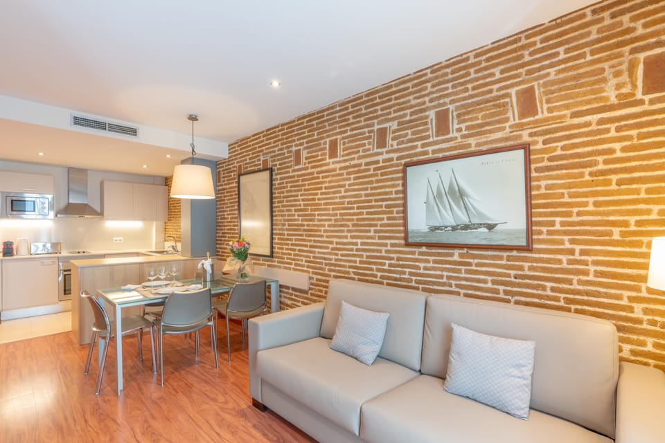 Apartment, 2 Bedrooms | Living area | Flat-screen TV