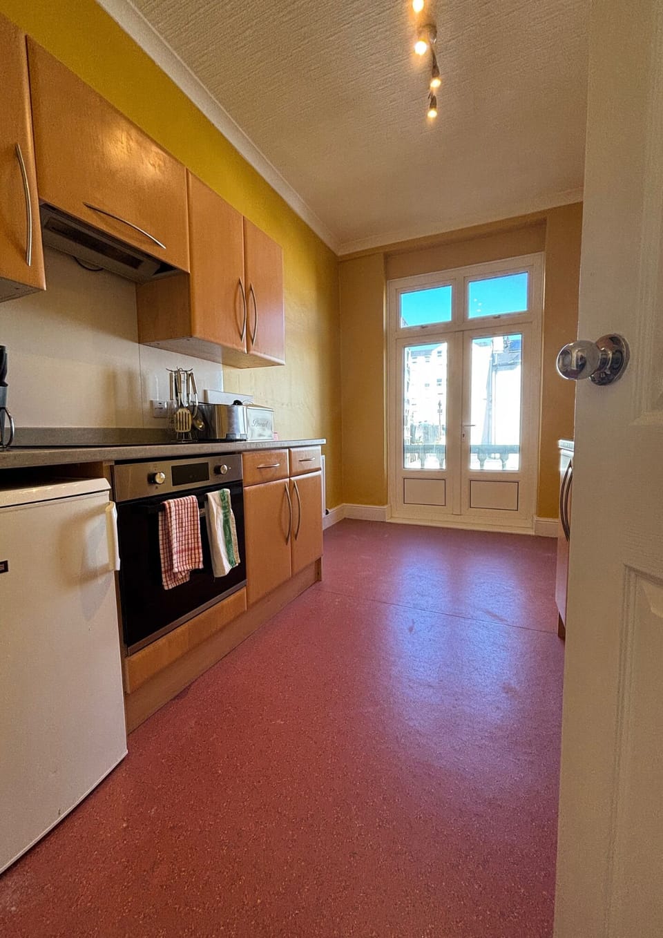 Premium Apartment | Private kitchen | Coffee/tea maker, electric kettle, highchair