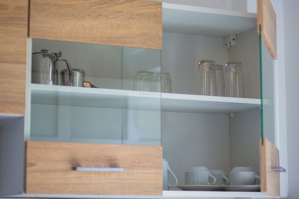 Studio, Sea View | Private kitchenette | Fridge, stovetop, electric kettle, cookware/dishes/utensils