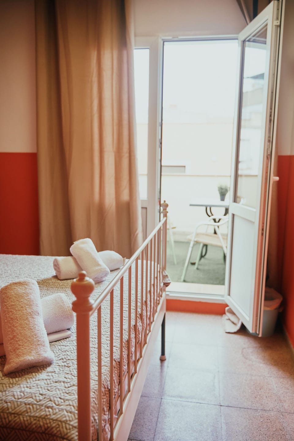 Superior Double Room, Shared Bathroom (With Terrace / DBLT) | Blackout drapes, iron/ironing board (on request), WiFi (free)