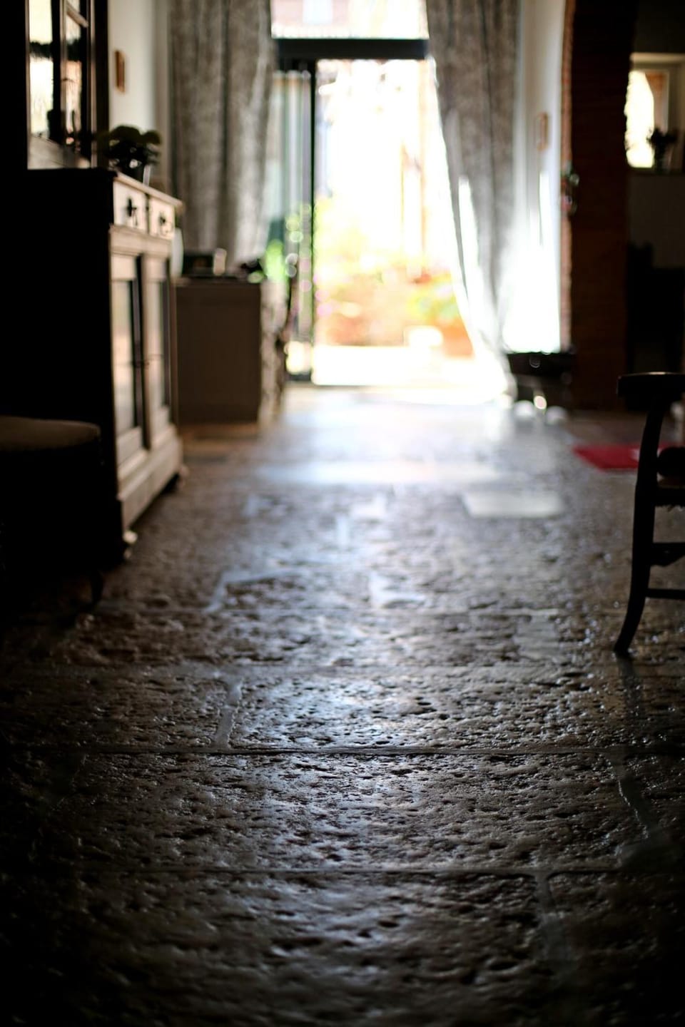 Interior entrance