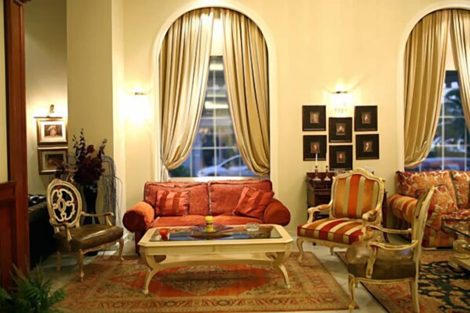 Lobby sitting area