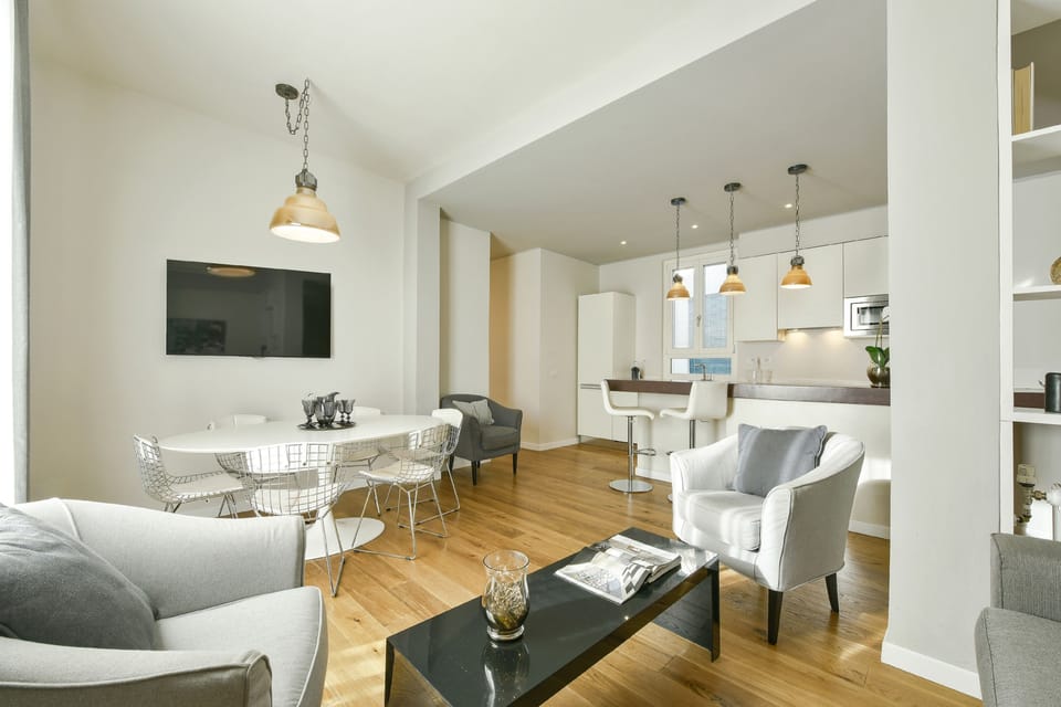 Apartment, 3 Bedrooms, Terrace | Living area | Flat-screen TV