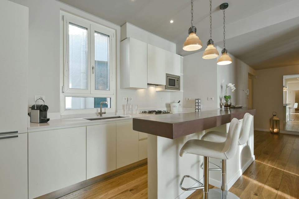 Apartment, 3 Bedrooms, Terrace | Private kitchen | Full-size fridge, stovetop, coffee/tea maker, electric kettle