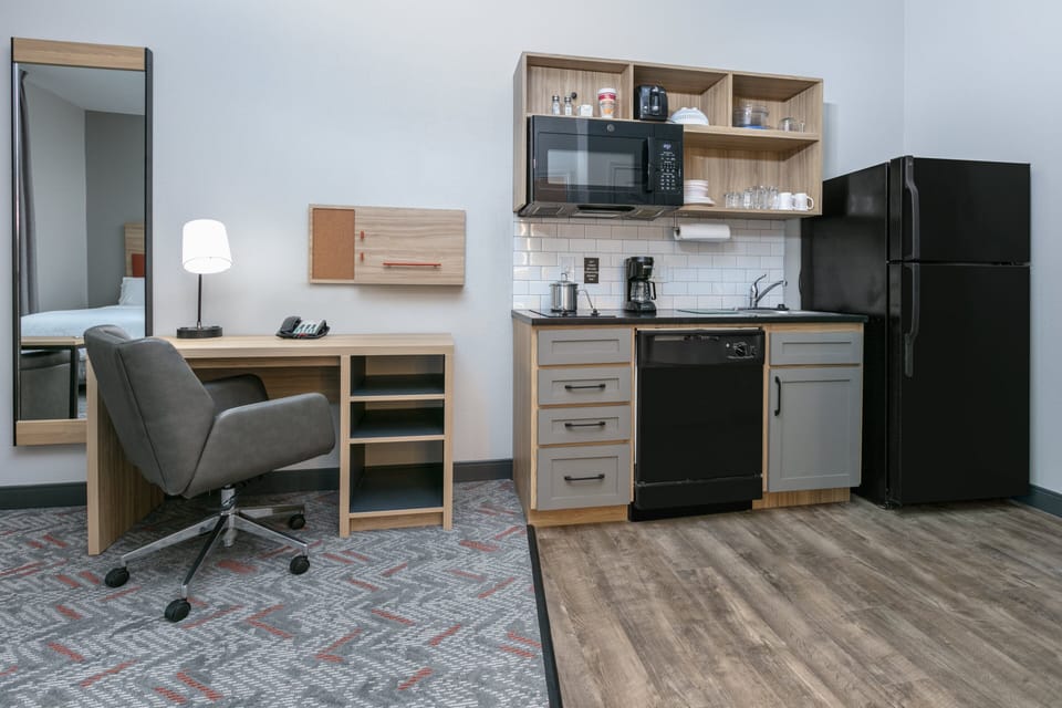 Studio Suite, 2 Double Beds, Kitchen | Premium bedding, in-room safe, desk, iron/ironing board