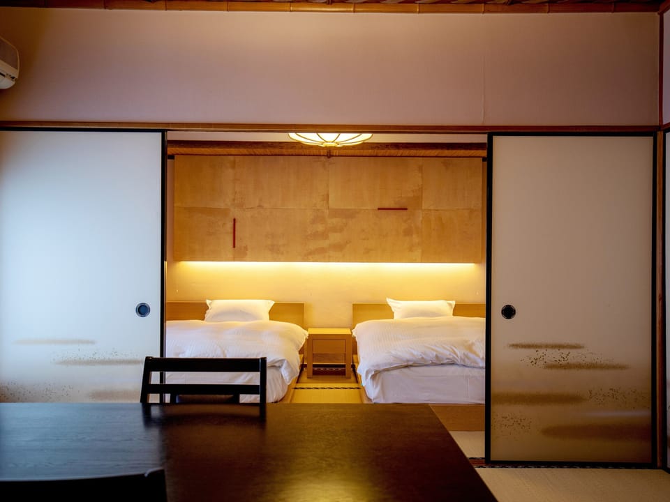 Twin Room with Tatami Area | In-room safe, free WiFi, bed sheets