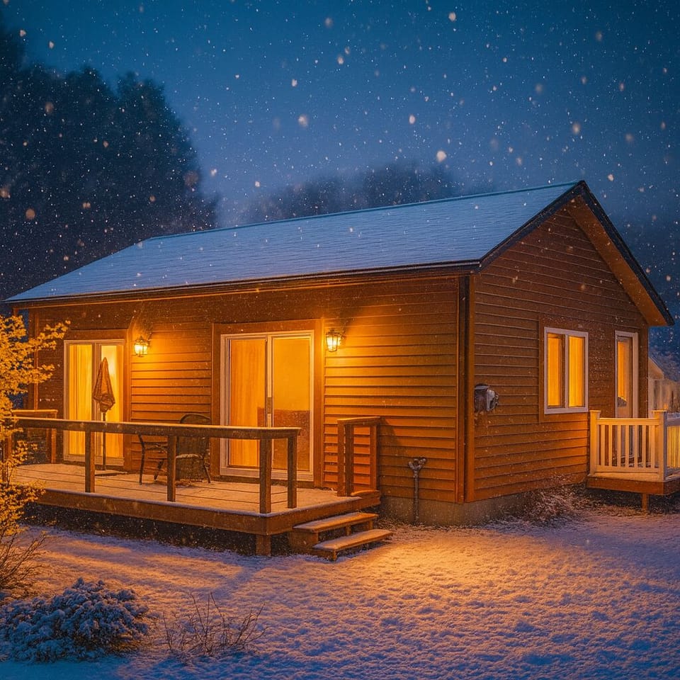 Our little slice of winter wonderland in Boyne!