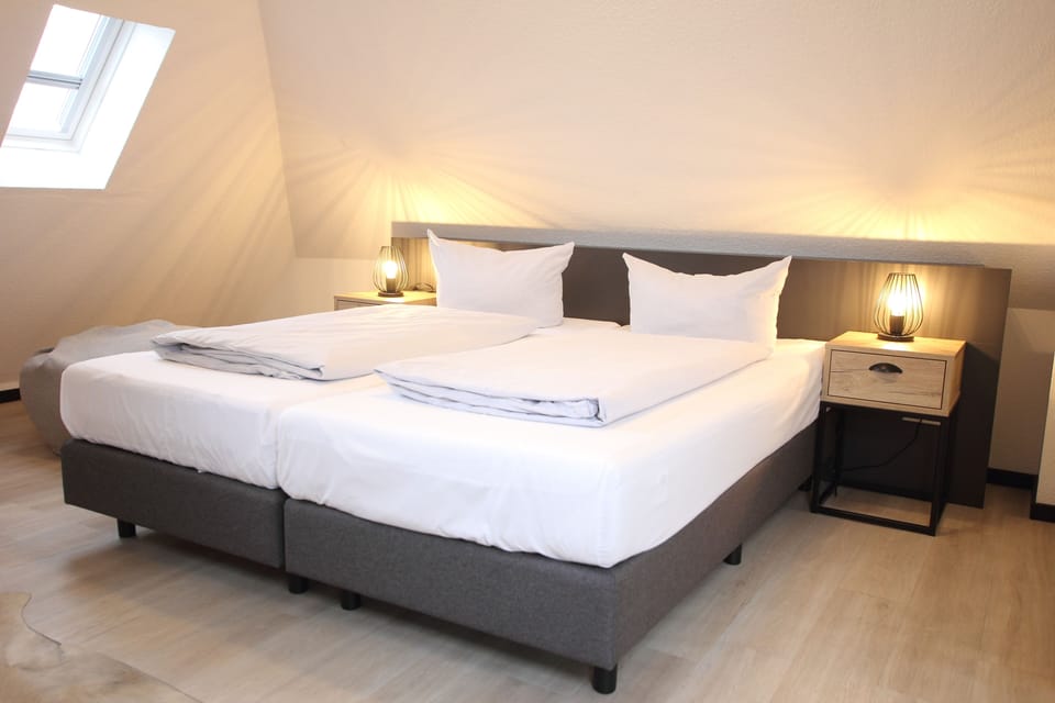 Business Double Room | Egyptian cotton sheets, premium bedding, individually decorated