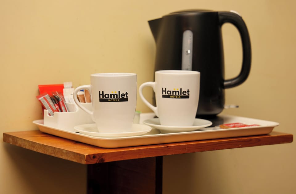 Individually decorated, individually furnished, laptop workspace