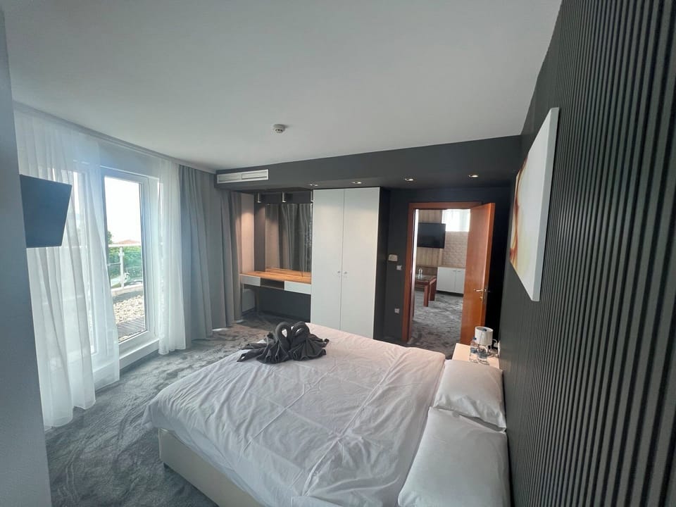 Panoramic Apartment, 1 Bedroom, Hot Tub | Desk, iron/ironing board, free WiFi, bed sheets