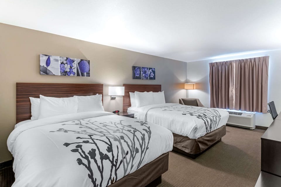 Premium bedding, desk, blackout drapes, iron/ironing board