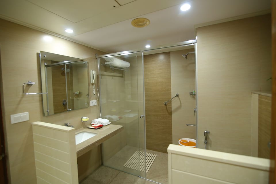 Free toiletries, towels