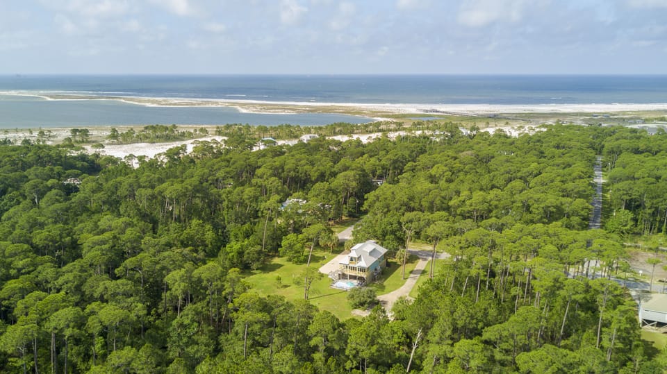 Our piece of paradise - just 1/2 mile from the beach! 1 min drive or short  walk
